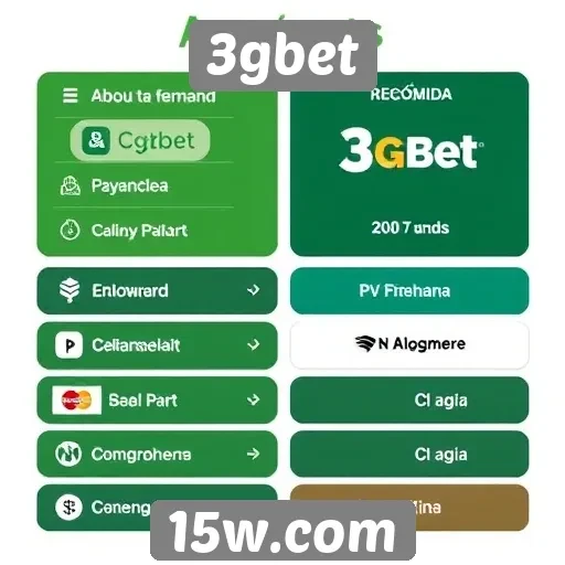 Métodos de pagamento aceitos pelo 3gbet
